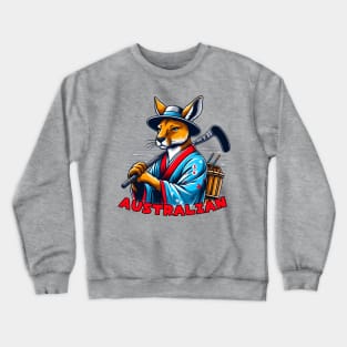 Ice hockey kangaroo Crewneck Sweatshirt